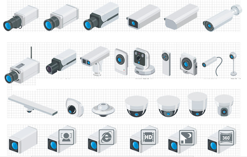 free visio electronics symbols template